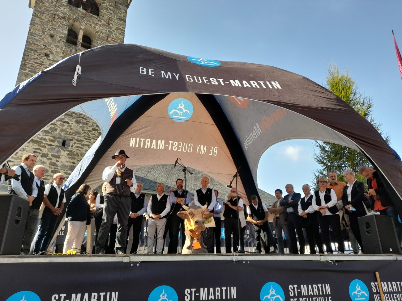 Les élus réunis pour un comité syndical à l’occasion de la fête Terre Terroir Tarentaise