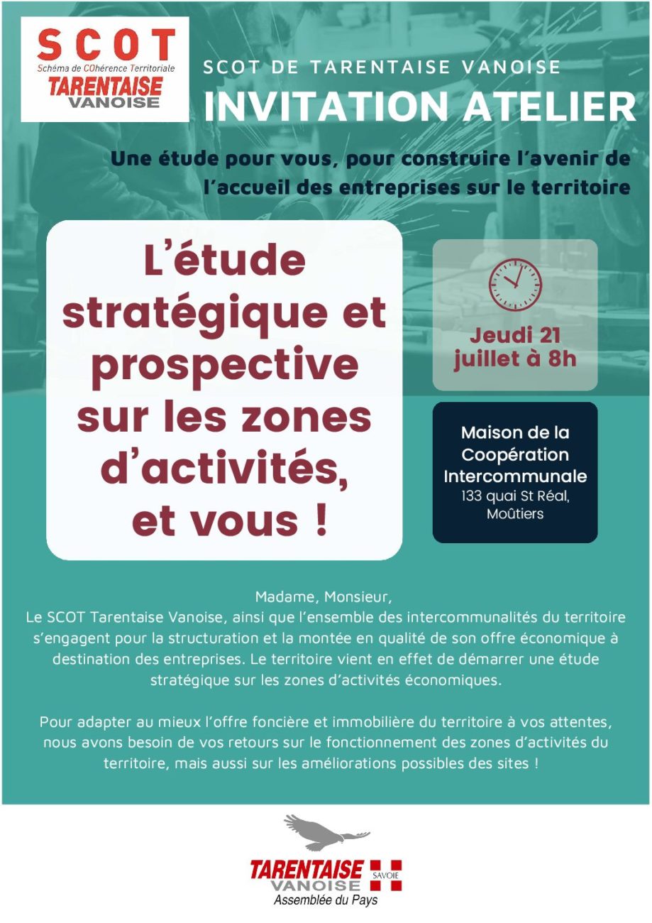Les 20 et 21 juillet, participez aux ateliers entreprises