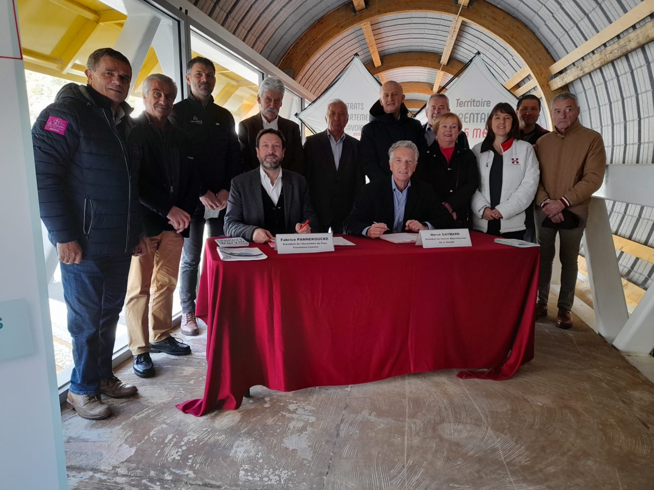 Signature du Contrat Départemental Tarentaise