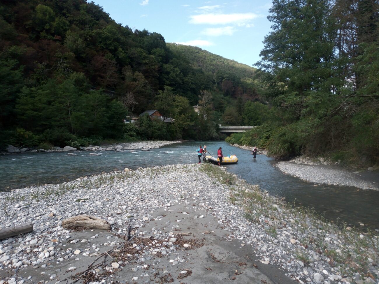 Rafting sur la basse Isère
