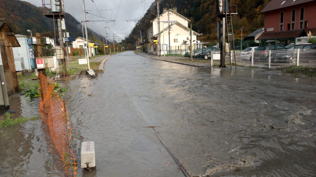 Inondations en Tarentaise, le service GEMAPI mobilisé