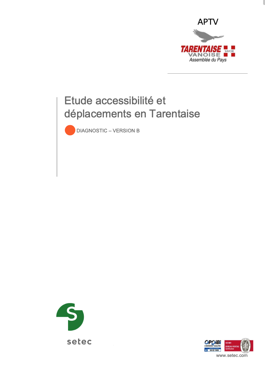 Diagnostic Etude SETEC 2021