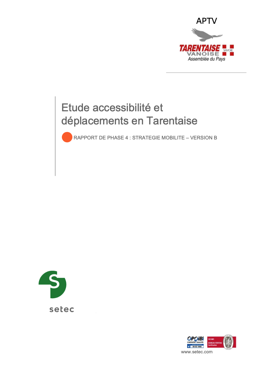 Rapport Stratégie Etude SETEC 2021